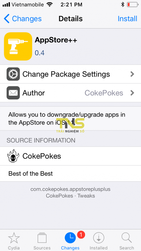 Cài đặt ứng dụng phiên bản cũ cho các máy iOS thấp 10 c10