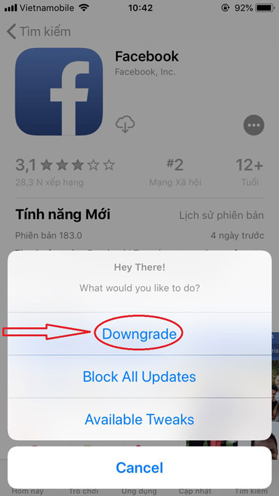Cài đặt ứng dụng phiên bản cũ cho các máy iOS thấp 6 c6