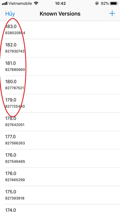 Cài đặt ứng dụng phiên bản cũ cho các máy iOS thấp 7 c7