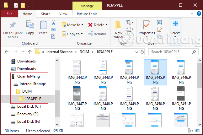 copy anh tu iphone vao may tinh 10