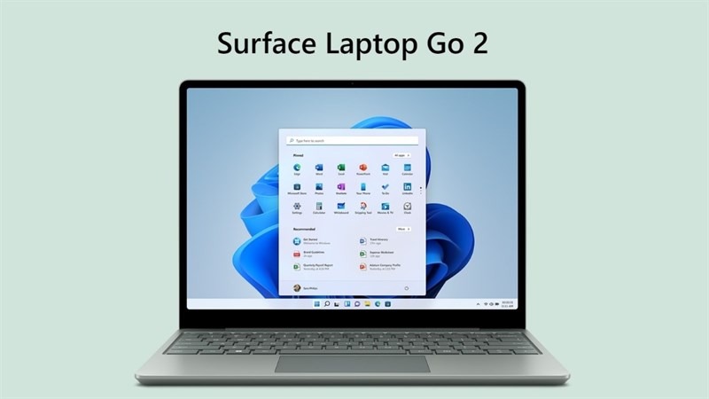 surface laptop go 2 ra mat