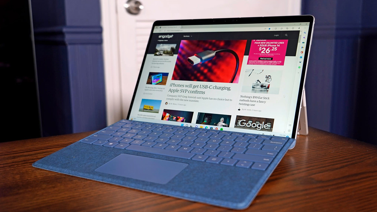 Đánh giá Microsoft Surface Pro 9: Với vài nâng cấp hoàn thiện hơn song không có nhiều thay đổi 12 danh gia surface pro 9 12