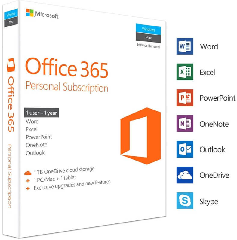 Microsoft Office 365 Personal 1 Năm 