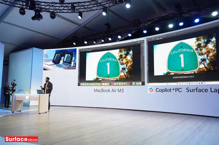 Microsoft tự tin Laptop Windows Copilot Plus sẽ vượt trội hơn MacBook Air M3 về hiệu năng và thời lượng pin 2 Microsoft