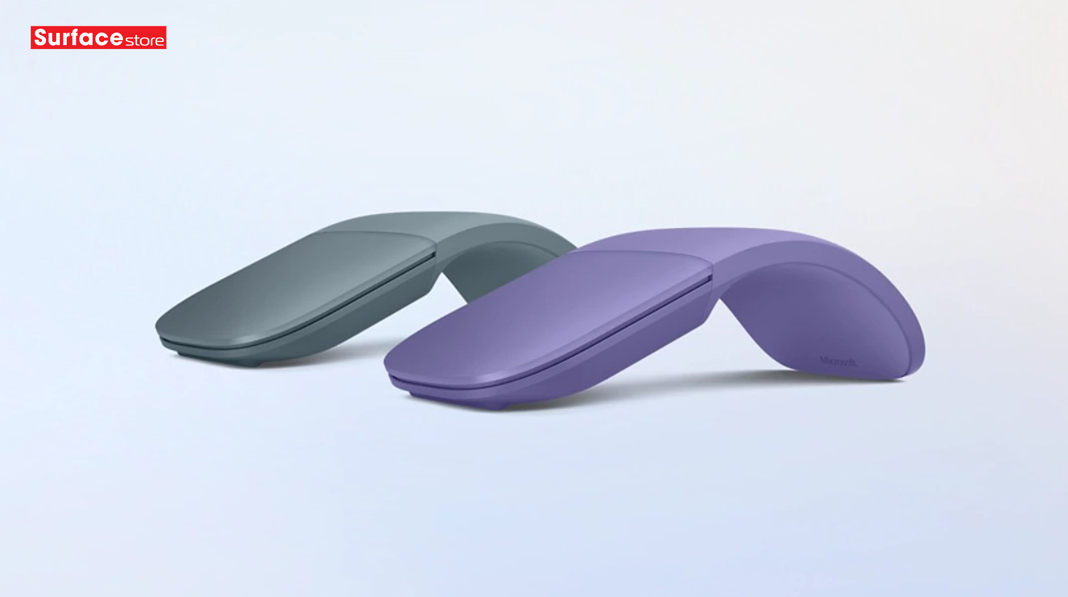 Surface Arc Mouse màu Ocean và Violet ra mắt, hợp thiết kế Surface mới 64 Surface Arc Mouse